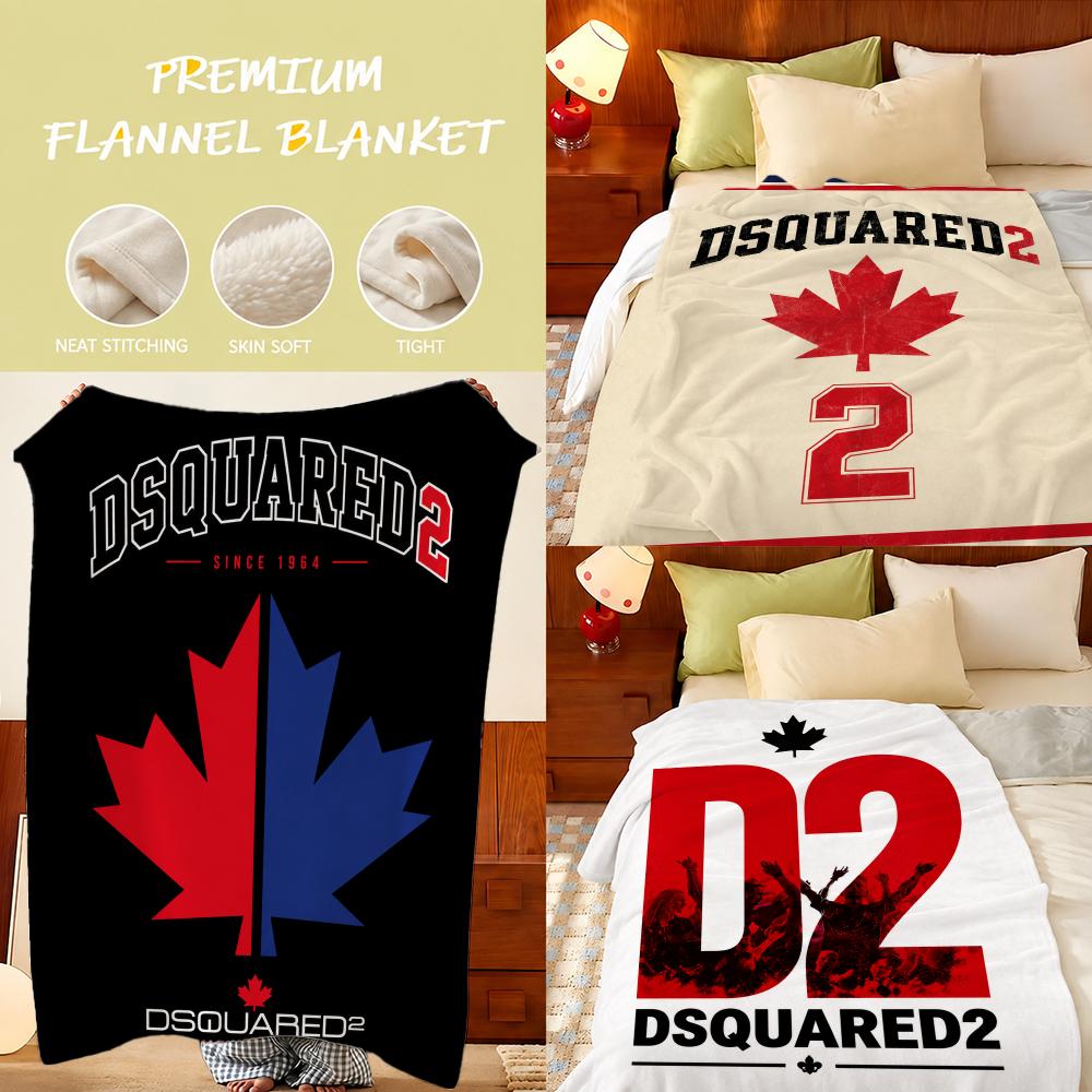 Home Textiles Brands - Koc z miękkiej tkaniny flanelowej Dsquared2,