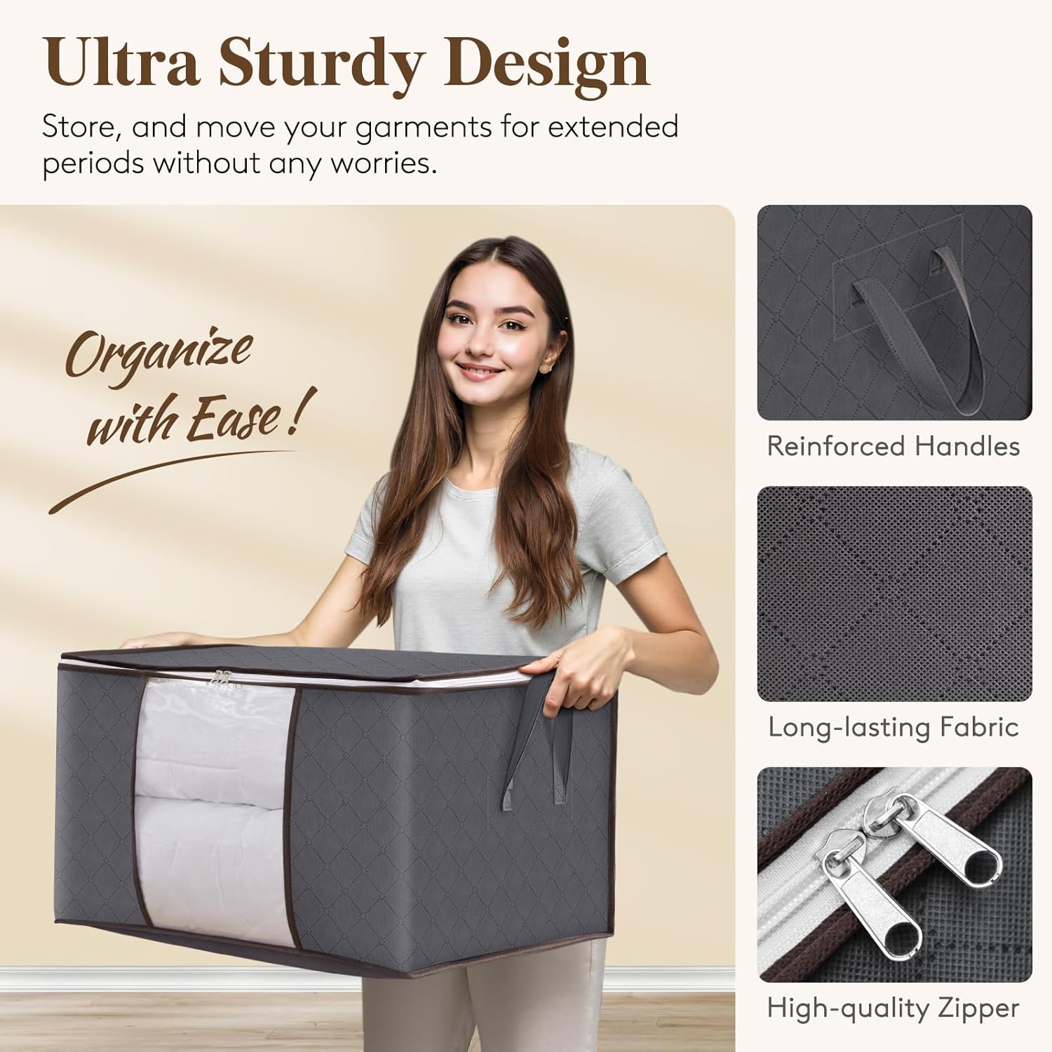 Duża torba do przechowywania u – Linum Home Textiles recenzja i cena