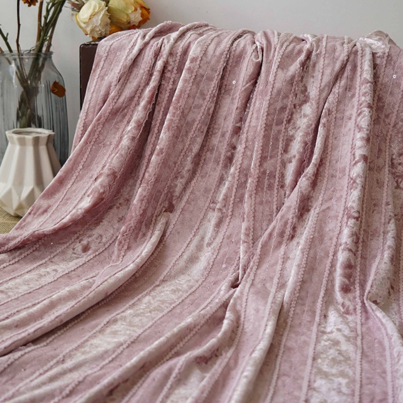 Aksamitna Koronka Paski Tkanin – Home Textiles Luxury Curtains recenzja i cena