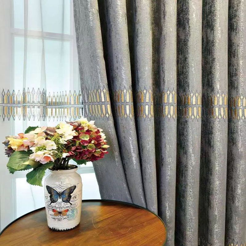 Luksusowe haftowane zasłony za – Home Textiles Luxury Curtains recenzja i cena