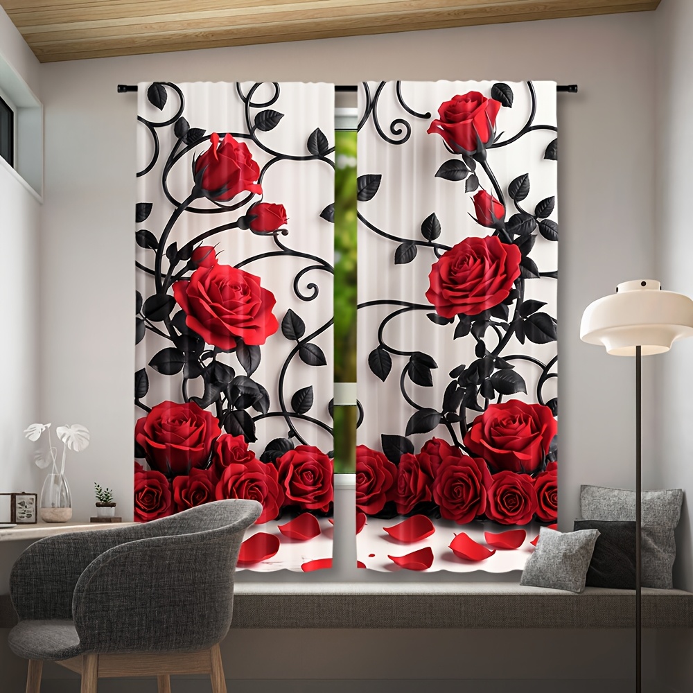 Luksusowe zasłony z motywem cz – Home Textiles Luxury Curtains recenzja i cena