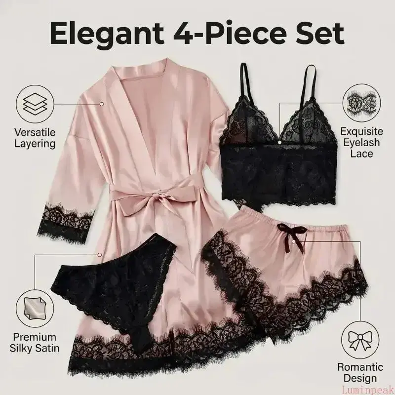 Damskie piżamy satynowe składa – Home Textile recenzja i cena