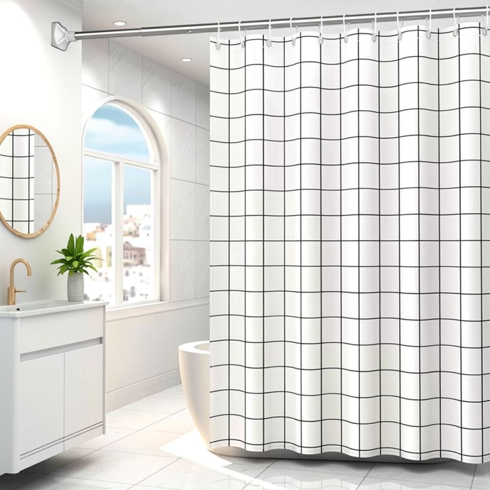 Nowoczesna, czarno-biała, w kr – Home Textiles Luxury Curtains recenzja i cena