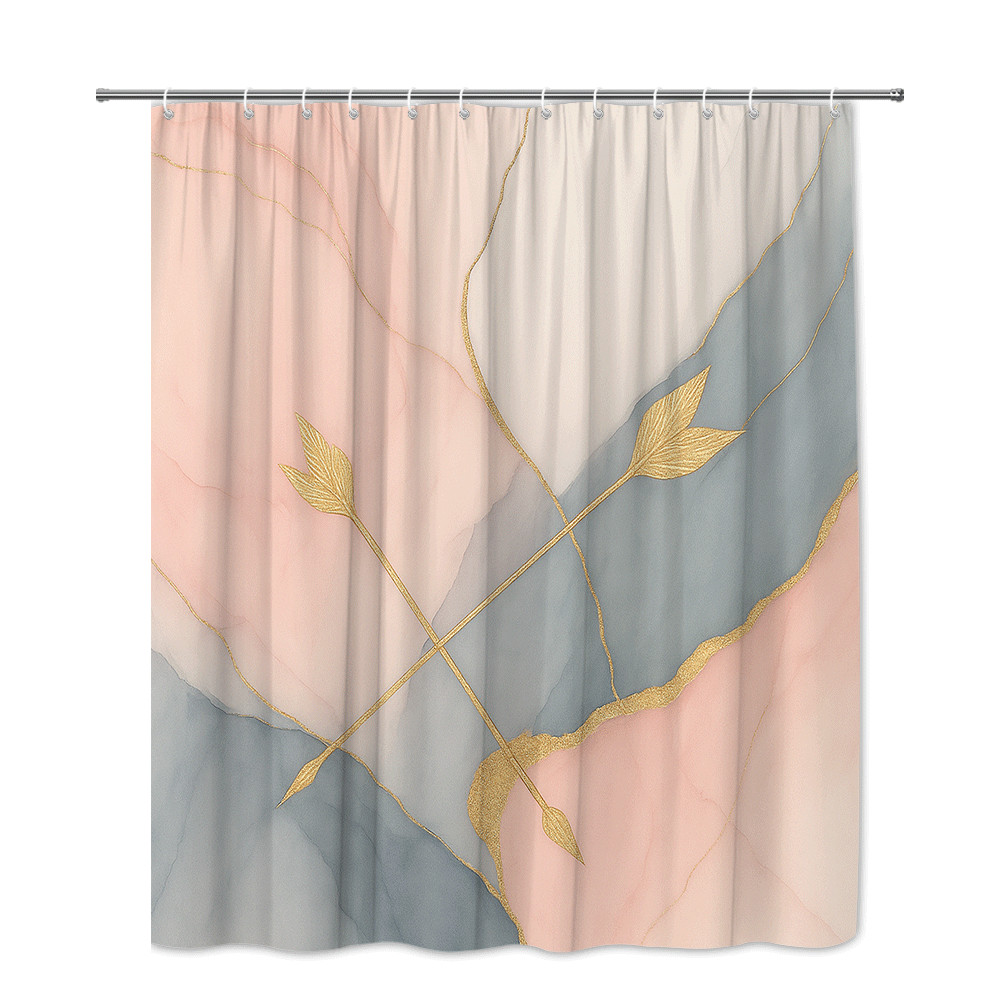 Nowoczesna złota abstrakcyjna  – Home Textiles Luxury Curtains recenzja i cena