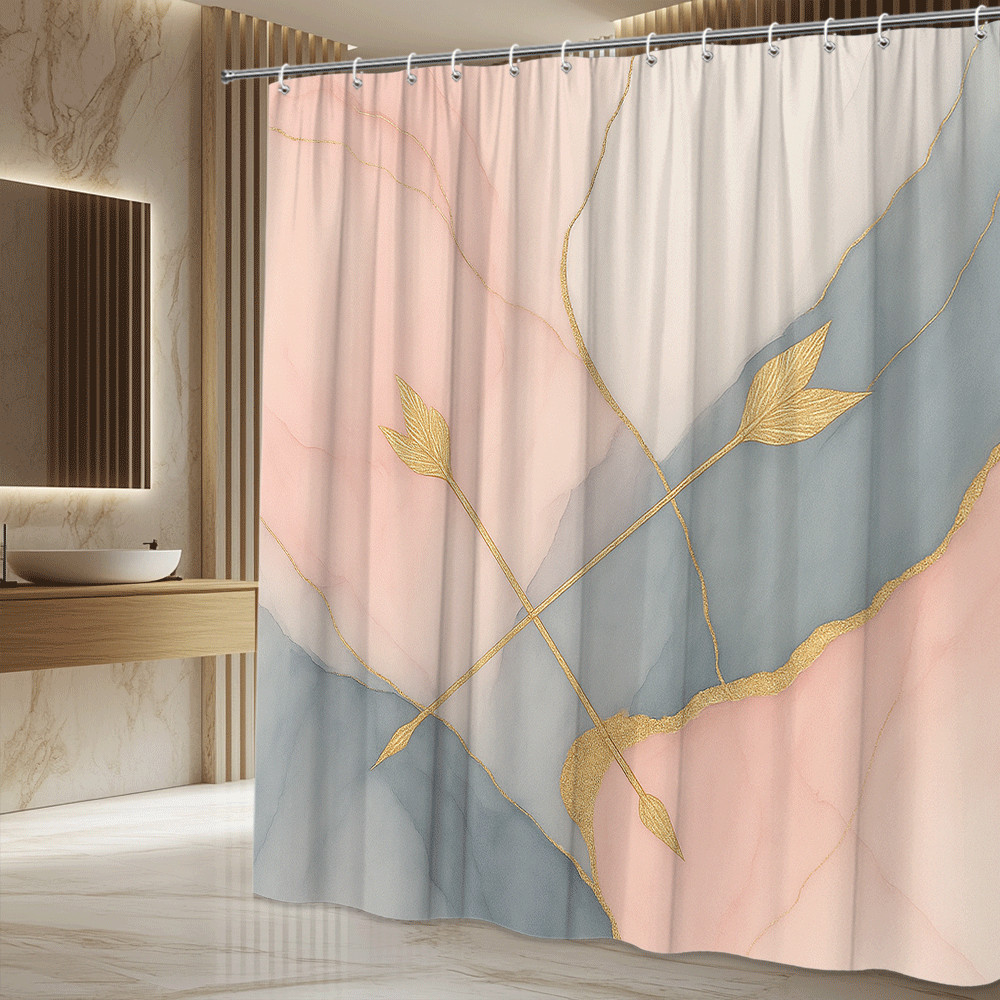 Nowoczesna złota abstrakcyjna  – Home Textiles Luxury Curtains recenzja i cena