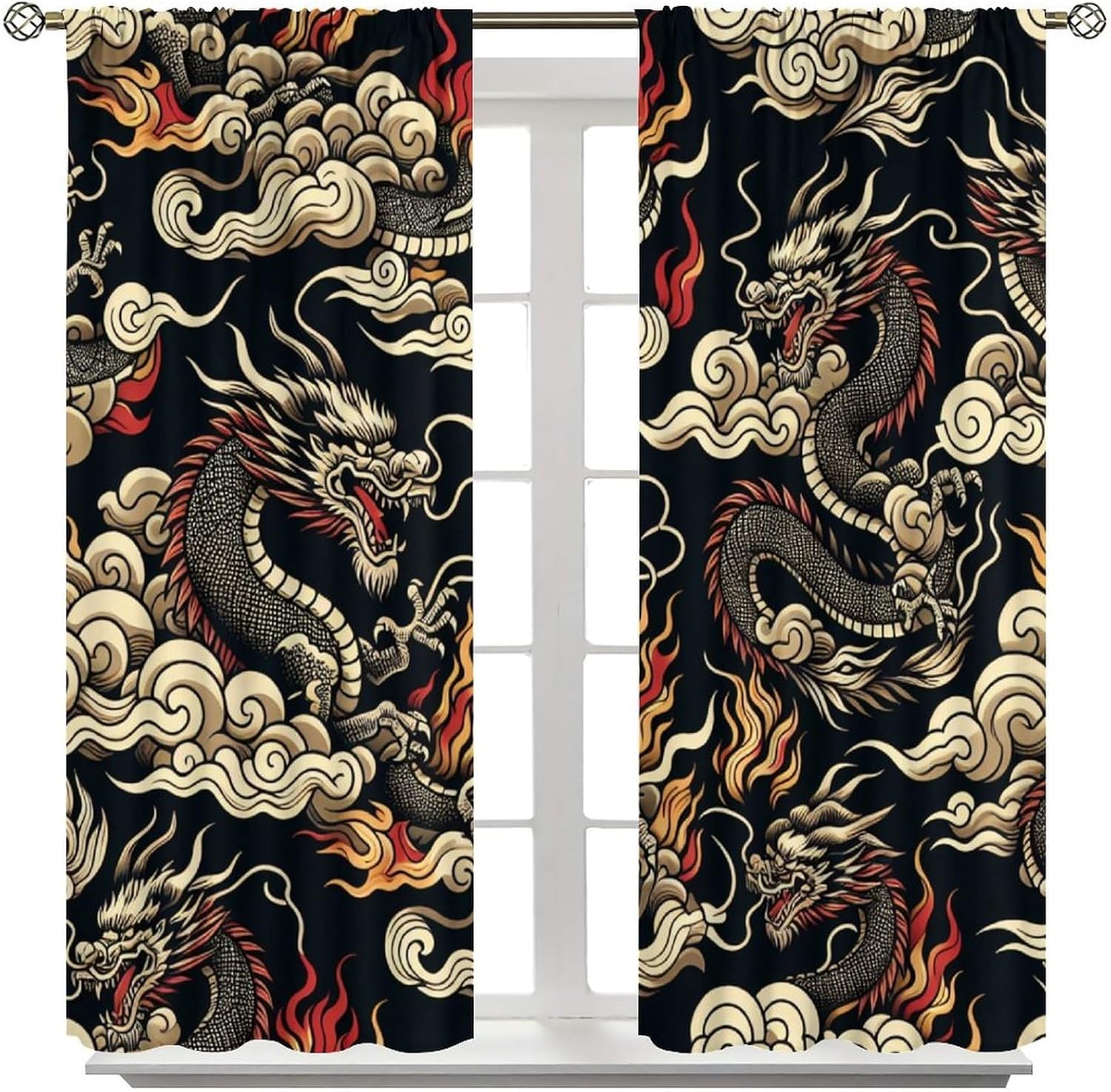 Luksusowa azjatycka zasłona z  – Home Textiles Luxury Curtains recenzja i cena