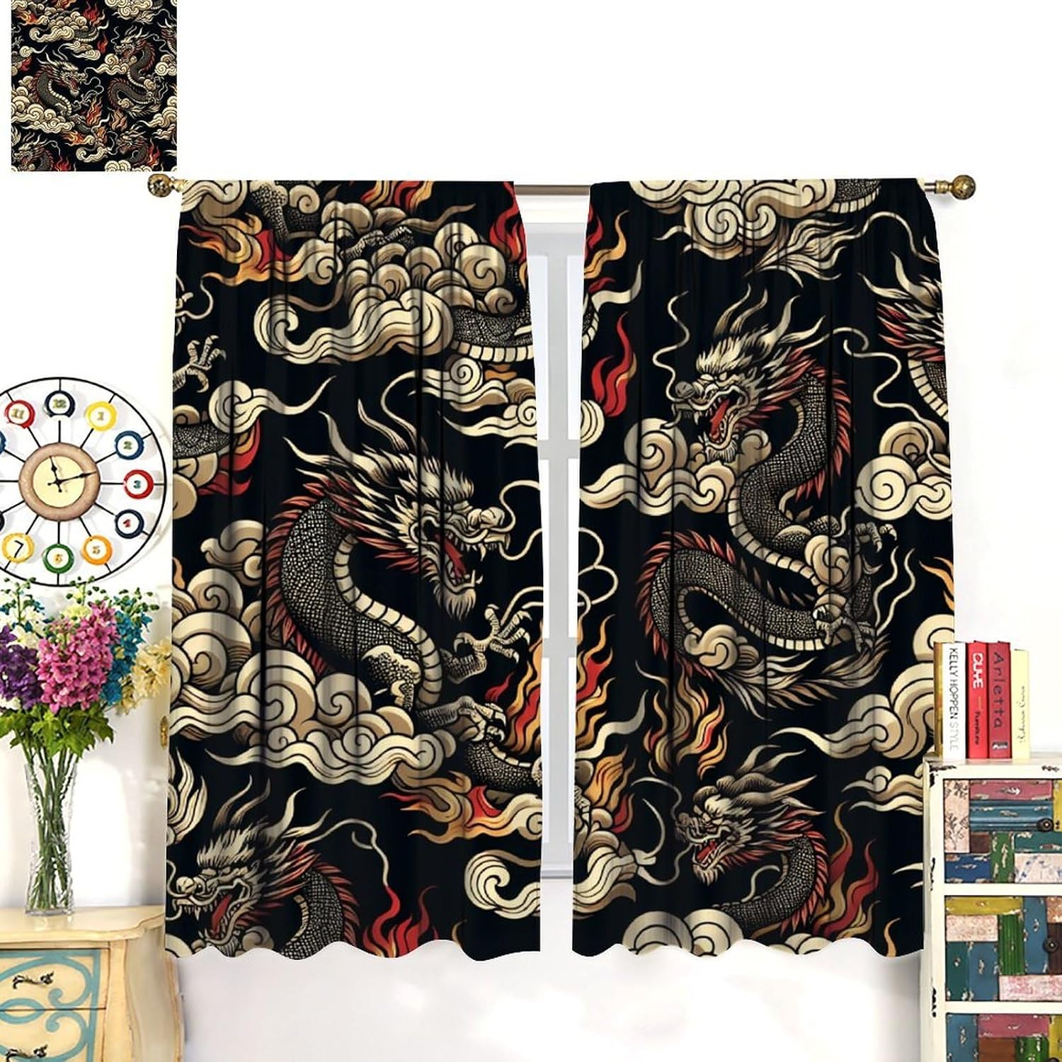 Luksusowa azjatycka zasłona z  – Home Textiles Luxury Curtains recenzja i cena