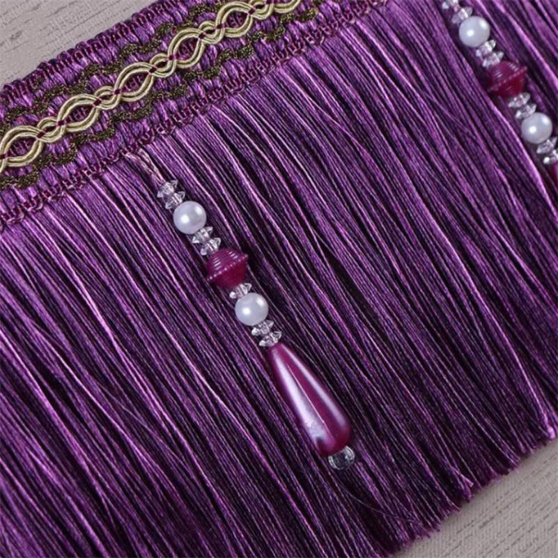 Luksusowe wykwintne frędzle z  – Home Textiles Luxury Curtains recenzja i cena