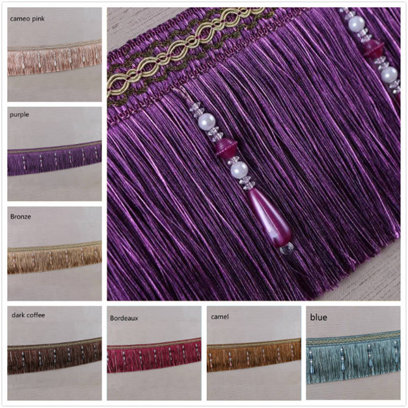 Luksusowe wykwintne frędzle z  – Home Textiles Luxury Curtains recenzja i cena