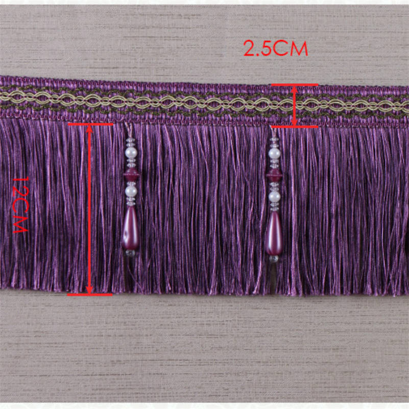 Luksusowe wykwintne frędzle z  – Home Textiles Luxury Curtains recenzja i cena